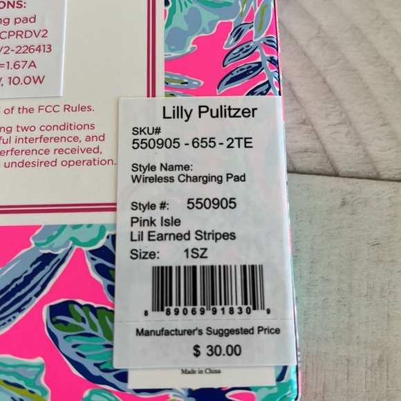 NIB wireless charging pad. Lil Earned Stripes. - Picture 5 of 5